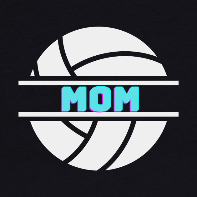 volleyball mom by Sport-tees by Marino's